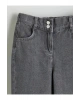 LCW Kids Gri Beli Ayarlanabilir Lastikli Kız Çocuk Jean Pantolon