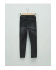 LCW Kids Gri Skinny Fit Kız Çocuk Jean Pantolon