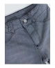 LCW Kids Gri Skinny Fit Kız Çocuk Jean Pantolon