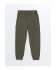 Lcw Kids Haki Beli Lastikli Erkek Çocuk Kargo Jogger Pantolon