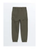 Lcw Kids Haki Beli Lastikli Erkek Çocuk Kargo Jogger Pantolon