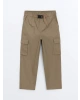 LCW Kids Haki Beli Lastikli Erkek Çocuk Kargo Pantolon