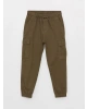 LCW Kids Haki Rahat Kalıp Erkek Çocuk Jogger Kargo Pantolon