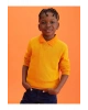LCW Kids hardal sarı Bisiklet Yaka Basic Uzun Kollu Erkek Çocuk Triko Kazak