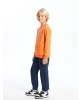 LCW Kids İndigo Beli Ayarlanabilir Lastikli Erkek Çocuk Jean Pantolon1399