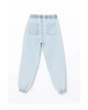 LCW Kids İndigo Beli Lastikli Erkek Çocuk Jogger Jean Pantolon