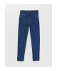 LCW Kids Indigo Beli Lastikli Süper Skinny Fit Erkek Çocuk Jean Pantolon