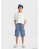 LCW Kids Indigo Erkek Çocuk Kargo Jean Şort