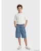 LCW Kids Indigo Erkek Çocuk Kargo Jean Şort