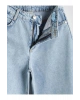 LCW Kids Indigo Wideleg Taşlı Kız Çocuk Jean Pantolon