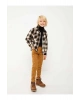 LCW Kids Kahverengi Super Skinny Fit Basic Gabardin Erkek Çocuk Pantolon