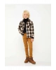 LCW Kids Kahverengi Super Skinny Fit Basic Gabardin Erkek Çocuk Pantolon