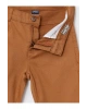 LCW Kids Kahverengi Super Skinny Fit Basic Gabardin Erkek Çocuk Pantolon