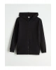 LCW Kids Kapüşonlu Erkek Çocuk Fermuarlı Sweatshirt