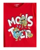 LCW Kids Kirmizi Bisiklet Yaka Erkek Çocuk Pijama Takımı