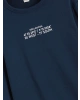 LCW Kids Lacivert Baskılı Erkek Çocuk Kalın Sweatshirt