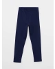 LCW Kids Lacivert Beli Lastikli Basic Pamuklu Kız Çocuk Tayt