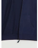 LCW Kids Lacivert Kapüşonlu Basic Uzun Kollu Kız Çocuk Fermuarlı Sweatshirt