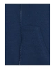 LCW Kids Lacivert Kapüşonlu Nakışlı Uzun Kollu Erkek Çocuk Fermuarlı Sweatshirt