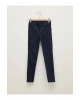 LCW Kids Lacivert Slim Fit Gabardin Kız Çocuk Pantolon