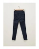 LCW Kids Lacivert Slim Fit Gabardin Kız Çocuk Pantolon