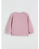 LCW Kids Lila Baskılı Kız Çocuk Soft Touch Sweatshirt Ve Pantolon