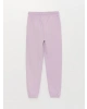 LCW Kids Lila Beli Lastikli Basic Kız Çocuk Jogger Eşofman Altı