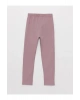 LCW Kids Lila Beli Lastikli Basic Kız Çocuk Uzun Tayt