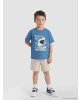 LCW Kids Mavi Baskılı Erkek Çocuk Tişört Ve Şort