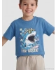 LCW Kids Mavi Baskılı Erkek Çocuk Tişört Ve Şort