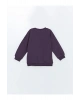 Lcw Kids Mor Bisiklet Yaka Uzun Kollu Baskılı Erkek Çocuk Sweatshirt