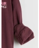 LCW Kids Mürdüm Bisiklet Yaka Baskılı Kalın Kız Çocuk Sweatshirt