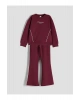 LCW Kids Mürdüm Bisiklet Yaka Kız Çocuk Sweatshirt Ve Pantolon