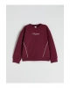 LCW Kids Mürdüm Bisiklet Yaka Kız Çocuk Sweatshirt Ve Pantolon