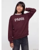 LCW Kids Mürdüm Kalın Paris Baskılı Kız Çocuk Sweatshirt