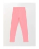 LCW Kids Pembe Beli Lastikli Basic Kız Çocuk Tayt