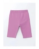 LCW Kids Pembe Beli Lastikli Kız Çocuk Kısa Tayt