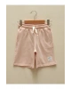 LCW Kids Pembe Beli Lastikli Kız Çocuk Şort