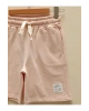 LCW Kids Pembe Beli Lastikli Kız Çocuk Şort