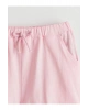 LCW Kids Pembe Beli Lastikli Kız Çocuk Şort