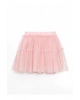 LCW Kids Pembe Beli Lastikli Kız Çocuk Tütülü Etek