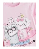 LCW Kids Pembe Bisiklet Yaka Kız Çocuk Pijama Takımı