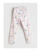 LCW Kids Sari Bisiklet Yaka Kız Çocuk Pijama Takımı