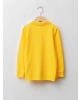 LCW Kids Sarı Polo Yaka Basic Uzun Kollu Erkek Çocuk Tişört