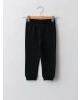 LCW Kids Siyah Beli Lastikli Basic Kız Çocuk Jogger Eşofman Altı