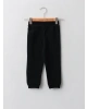 LCW Kids Siyah Beli Lastikli Basic Kız Çocuk Jogger Eşofman Altı