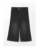 Lcw Kids Siyah Beli Lastikli Kız Bebek Jean Pantolon