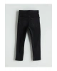 LCW Kids Siyah Beli Lastikli Kız Çocuk Skınny Jean Pantolon