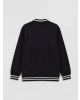 LCW Kids Siyah Kolej Yaka Erkek Çocuk Fermuarlı Sweatshirt