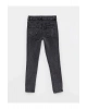 LCW Kids Siyah Skinny Fit Kız Çocuk Jean Pantolon